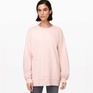 Lululemon Oversized Crewneck - Light Pink